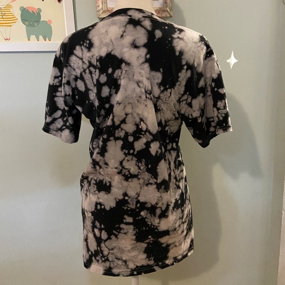 Black Tie dye Sublime Long Beach T-shirt • size small - Picture 5 of 10